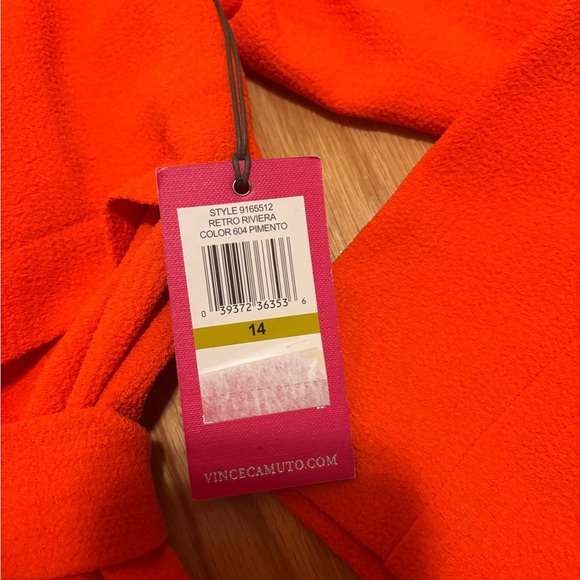 Vince Camuto PIMENTO Drape Front Jacket Sz: 14 New With Tags - Picture 4 of 8